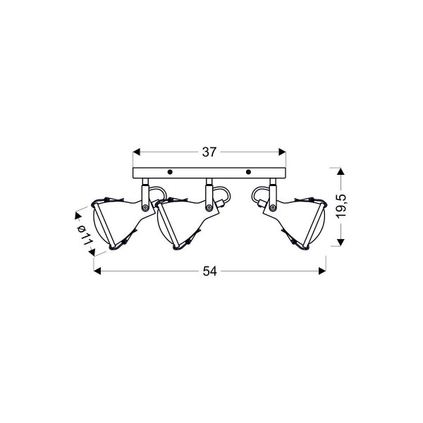 Спот Candellux CRODO (93-71125) , 100025327