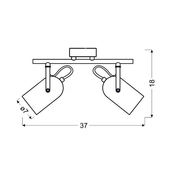 Спот Candellux GRAY (92-66480) , 100025331