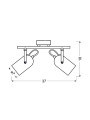 Спот Candellux GRAY (92-66480) , 100025331