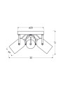 Спот Candellux GRAY (98-66503) , 100025332