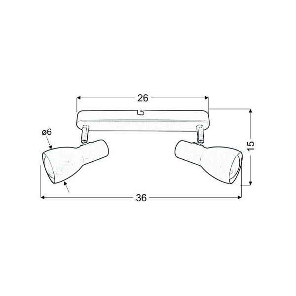 Спот Candellux PICARDO (92-50595) , 100025333