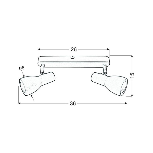 Спот Candellux PICARDO Yellow (92-52407) , 100025565