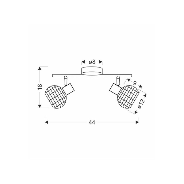 Спот Candellux Tajga (92-12203) , 100025564