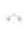 Спот Candellux Tajga (92-12203) , 100025564