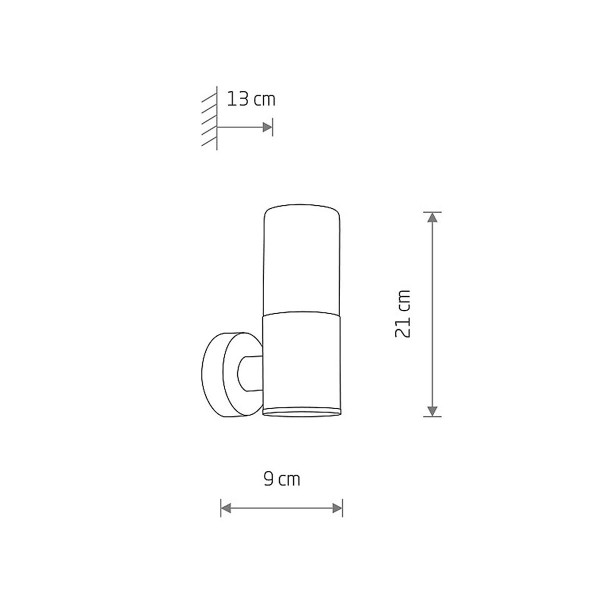 Светильник уличный Nowodvorski Ida I E27 1x10W IP44 Bk (11371), 100024458