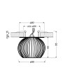 Точковий світильник Candellux SK-93 White (2284170). , 100025519