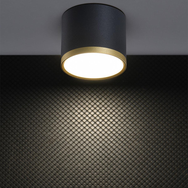 Точковий світильник Candellux TUBA Black and Gold (2275963) , 100025531