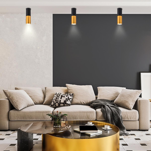 Точковий світильник Candellux TUBA Black and Gold (2282688) , 100025535