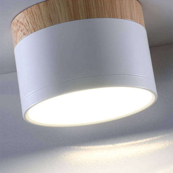 Точковий світильник Candellux TUBA Brown and White (2273648) , 100025527