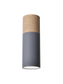 Точковий світильник Candellux TUBA Grey (2284286) , 100025523