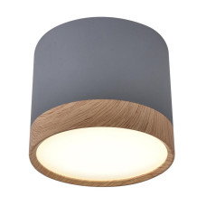 Точечный светильник Candellux TUBA Grey and Brown (2275925)