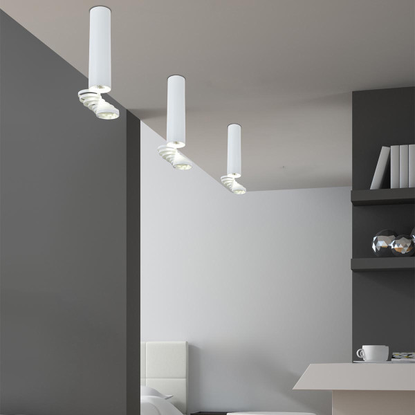 Точковий світильник Candellux TUBA White (2282756) , 100025340