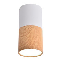 Точковий світильник Candellux TUBA White and Brown (2273655)