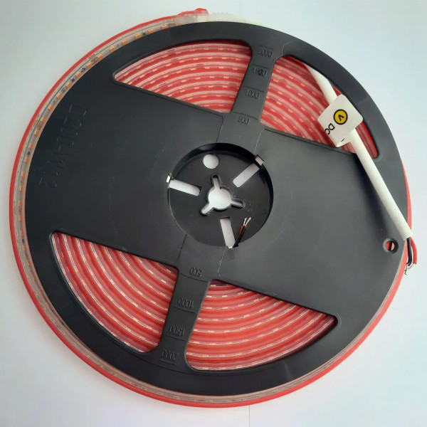 Світлодіодна стрічка COLORS 2835-120-12V-IP67 8.4W 849Lm 3000K 5м (D8120-12V-8mm-IP67-WW) , 100028215