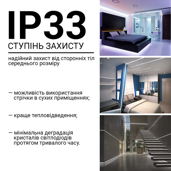 Светодиодная лента BIOM Professional COB-480-12V-IP33 12,5W 1500Lm 6000-6500K 5м (BPS-G4-12-COB-480-CW-20), 100027345