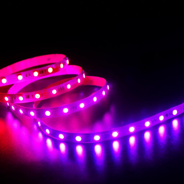 Світлодіодна стрічка COLORS 5050-60-12V-IP20 8.4W SMART RGB-SPI 5м (DS560RGB-12V-10mm) , 100028251