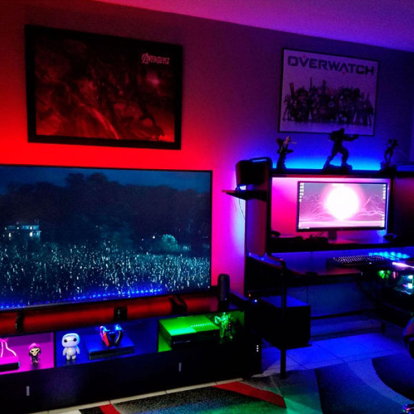 Светодиодная лента Mi-light 60-5050-12V-IP20 14,4W RGB+3000+6000К 5м (MI-LED-RGBW60CCT1220-RGB-WW-W), 100014044