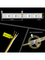 Светодиодная лента Mi-light 60-5050-12V-IP65 9,6W 660Lm 2600+6500К 5м (MI-LED-DW60CCT1265-SW-CW), 100021191