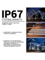 Светодиодная лента RISHANG 120-2835-12V-IP67 8,6W 630Lm 6500К 5м (RN32C0TA-B-W), 100022419