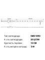 Светодиодная лента RISHANG 30-5050-12V-IP33 6,5W RGB 5м (RD0030AQ-RGB), 100022336