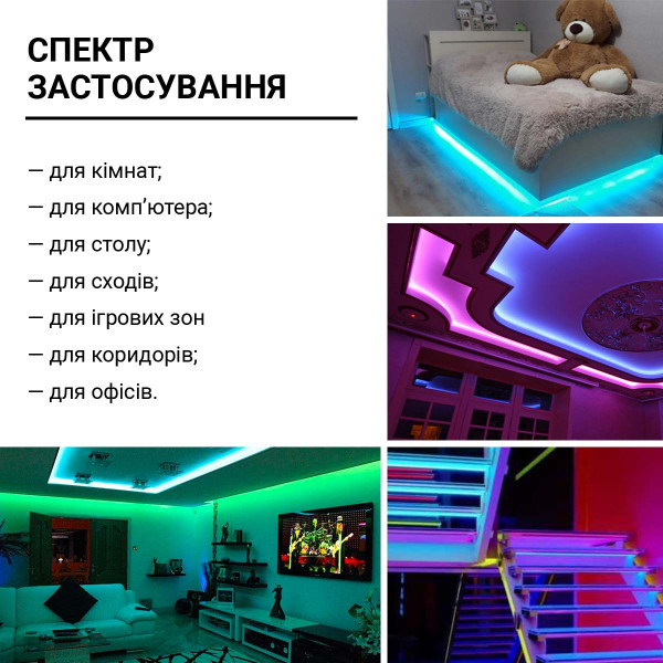 Светодиодная лента RISHANG 60-5050-12V-IP33 13,2W RGB 5м (RD0060AQ-RGB), 100022339