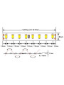 Світлодіодна стрічка COLORS 128-2835-24V-IP20 9,6W 1342Lm 3000K 5м (D8128-24V-8mm-WW) , 100022182