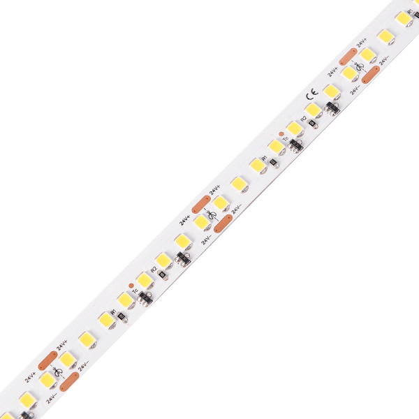 Світлодіодна стрічка COLORS 160-2835-24V-IP20 18W 2400Lm 3000K 5м (DS8160-24V-10mm-WW) , 100022192