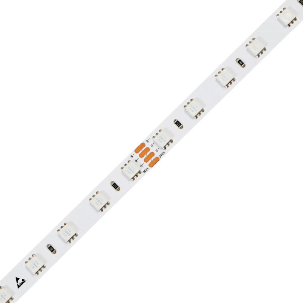 Світлодіодна стрічка COLORS 5050-60-24V-IP20 14.4W 430Lm RGB 5м (DJ60RGB-24V-10mm) , 100028317