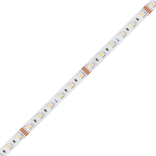Світлодіодна стрічка COLORS 5050-60-24V-IP20 16.8W RGB+4000K 5м (D560RGBNW-24V-12mm) , 100028283