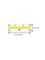 Світлодіодна стрічка COLORS COB-24V-IP20 12W 695Lm 6500K 5м (DFS6-24V-10mm-W) , 100028272