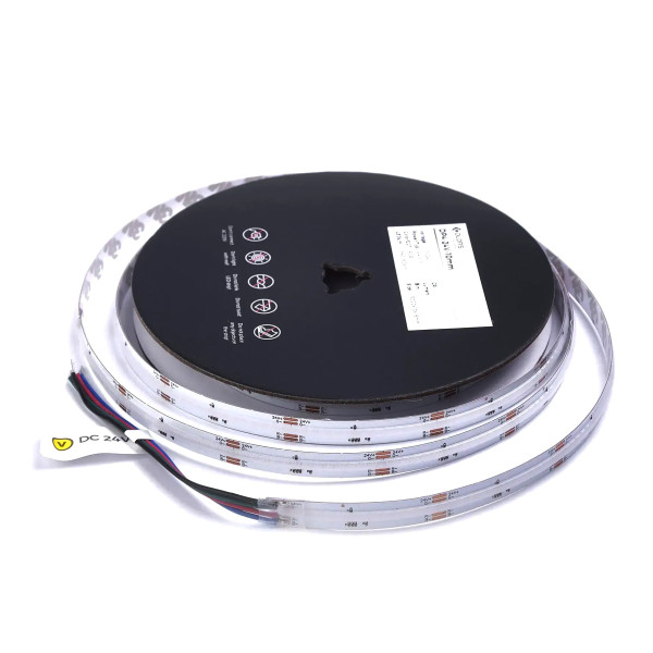 Світлодіодна стрічка COLORS COB-24V-IP20 14.4W 805Lm RGB 5м (DP4RGB-24V-10mm) , 100028310