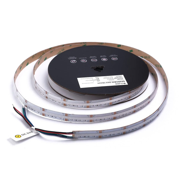 Світлодіодна стрічка COLORS COB-24V-IP20 16.8W 990Lm RGB+3000K 5м (DP6RGBWW-24V-12mm) , 100028307