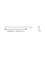 Світлодіодна стрічка COLORS COB-24V-IP20 9W 680Lm 3000K 2.5м (DP7-24V-4mm-WW) , 100028316