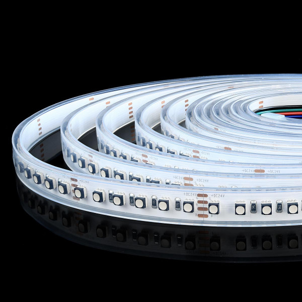 Светодиодная лента Mi-light 120-3535-24V-IP65 14,4W RGB 5м (MI-LED-RGB1202465-3535-RGB), 100021189
