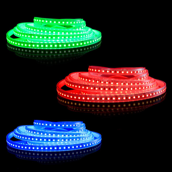 Светодиодная лента Mi-light 120-3535-24V-IP65 14,4W RGB 5м (MI-LED-RGB1202465-3535-RGB), 100021189