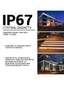 Светодиодная лента RISHANG 120-2835-24V-IP67 8,6W 630Lm 4000К 5м (RN32C0TC-B-NW), 100022421