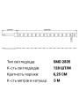 Світлодіодна стрічка RISHANG 128-2835-24V-IP67 12W 1535Lm 4000К 5м (RDA2C8TC-A-NW) , 100022398