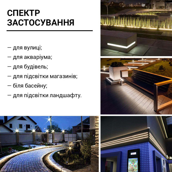 Светодиодная лента RISHANG 84-2835-48V-IP68 6W 675Lm 4000К 50м (RJAD84TJ-A-NW), 100022400