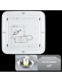 Світильник світлодіодний Biom DEL 230V 24W 4500K IP20 без д/к (DEL-S21-24-4 DIY) , 100020367
