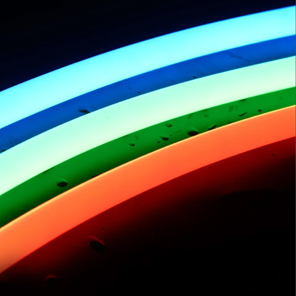 Гнучкий неон COLORS 24V IP65 14.4W 510Lm RGB 5м (NNR25-RGB) , 100028346