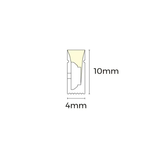 Гнучкий неон COLORS 24V IP65 7.2W 220Lm 2300K-4000K 5м (NMS0410-LWNW) , 100028370