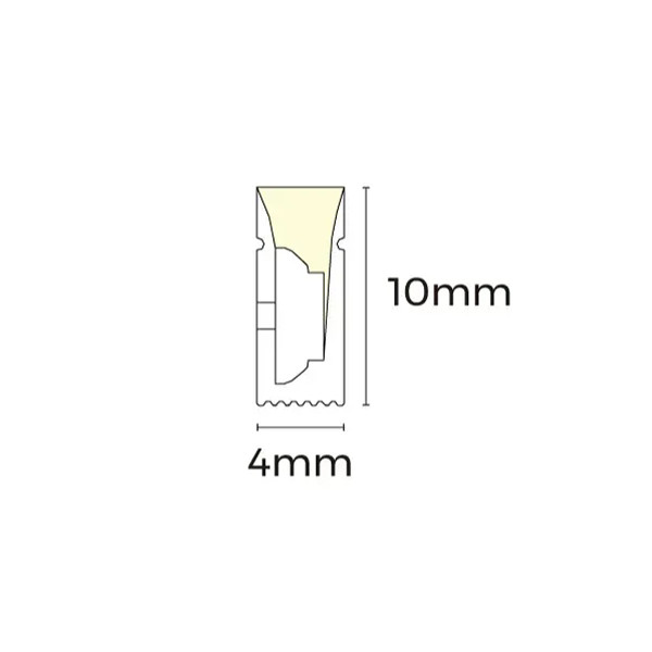 Гнучкий неон COLORS 24V-IP65 7.2W 240Lm 4000K 5м (NMS0410-NW) , 100022288