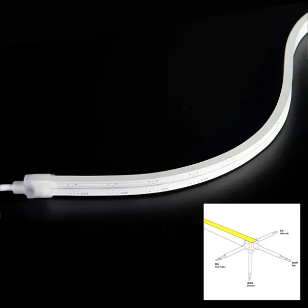 Гнучкий неон COLORS 24V IP65 9.6W 250Lm 2700K 5м (NMS0612-SW) , 100028374