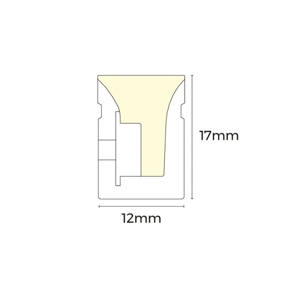 Гнучкий неон COLORS 24V IP67 10W 669Lm 4000K 5м (AFS1217-NW) , 100028368