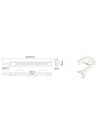 Гнучкий неон COLORS 24V-IP67 9.6W 280Lm 3000K 1м (NMS0612-WW) , 100022291