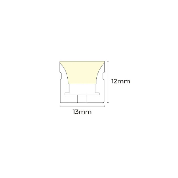 Гнучкий неон COLORS 48V IP67 10W 730Lm 4000K 20м (AFT1312-48V-NW_20) , 100028373