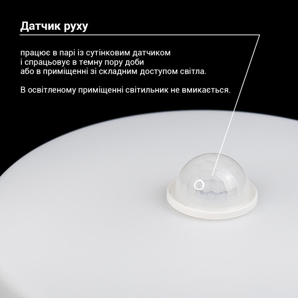 Накладной светильник Biom BY 220V 18W 5000K 1600Lm IP33 Матовый (Frosted) (BYR-04-18-5-IR), 100023417