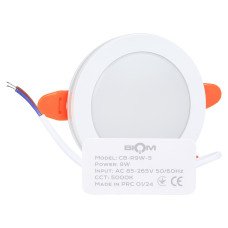 Светильник светодиодный Biom CB 230V 9W 5000К IP20 (CB-R9W-5)