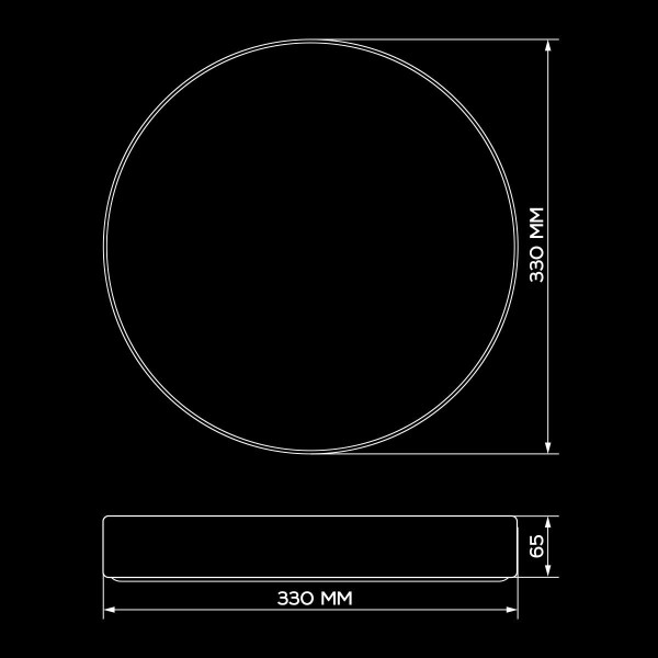 Потолочный светильник Biom DL 230V 36W 6200K IP20 без д/у (DL-S707-36), 100024106