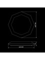 Накладной светильник Biom DECOLIGHT 220V 10W 6200K 810Lm IP20 Матовый (Frosted) (DL-R201-10-6), 100022077
